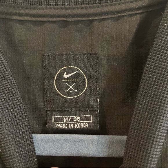 NIKE GOLF Sz M Vintage Windbreaker Pull Over 1/2 Opening w/ Snap Buttons Top - Picture 4 of 10